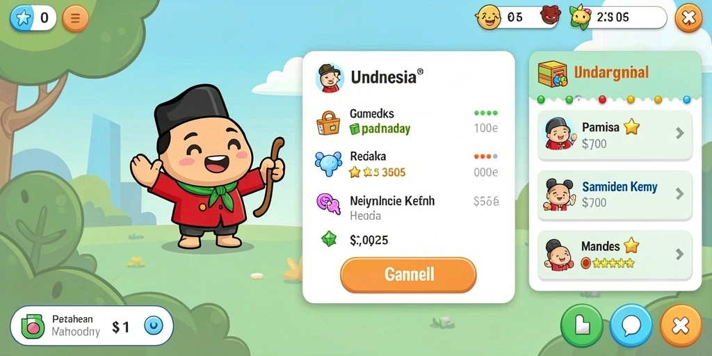 Screenshot menunjukkan tampilan utama aplikasi AAKASINO.