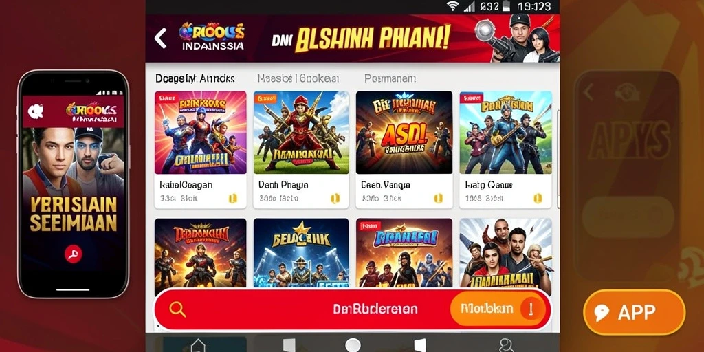 Tampilan utama API77 yang menarik dan intuitif.