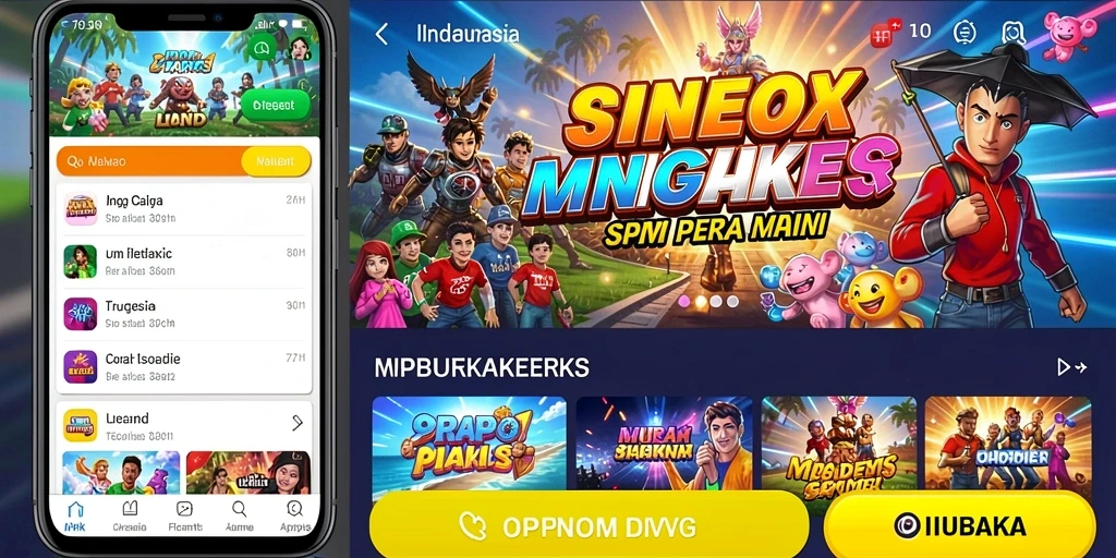 Tampilan antarmuka yang menarik dari CU888.