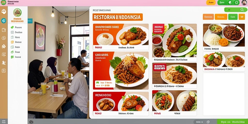 Tampilan antarmuka yang ramah pengguna dan menarik.