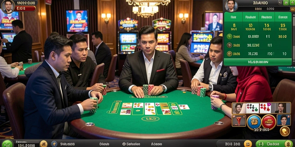 Tangkapan layar menunjukkan karakter utama dalam aksi.