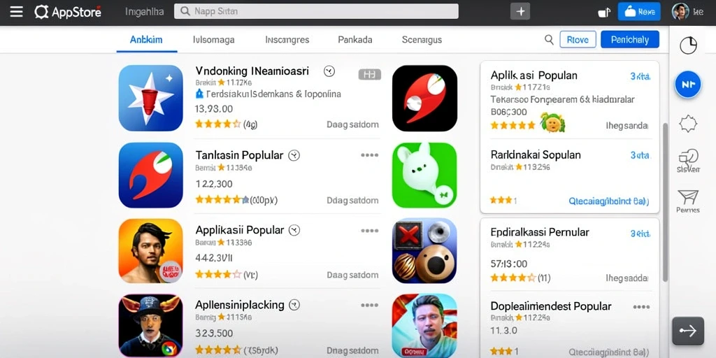 Tampilan antarmuka yang user-friendly.