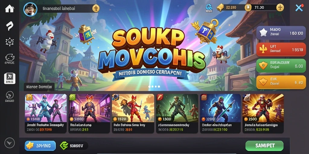 Tangkapan layar menunjukkan grafik yang memukau.