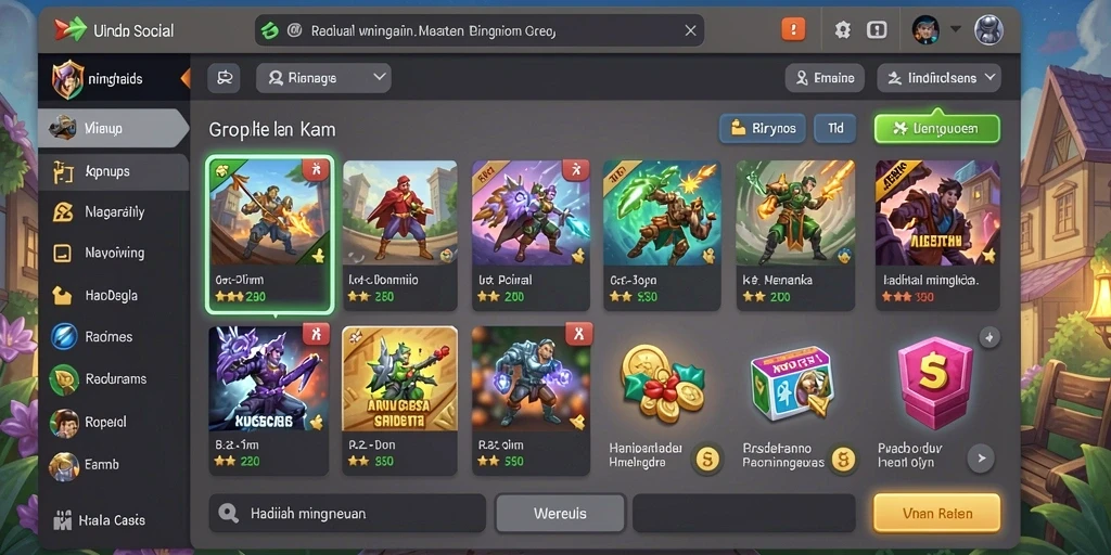 Tampilan antarmuka pengguna yang menarik dan intuitif.