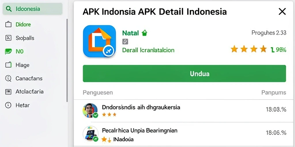 Tampilan awal yang menarik dan user-friendly.
