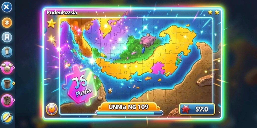 Screenshot menampilkan mesin slot dengan tema petualangan.