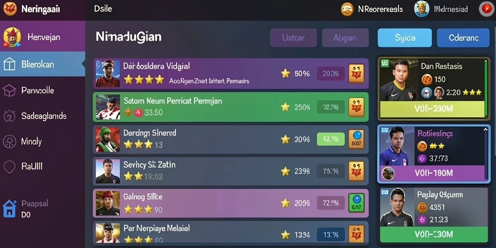 Tampilan antarmuka yang modern dan user-friendly.